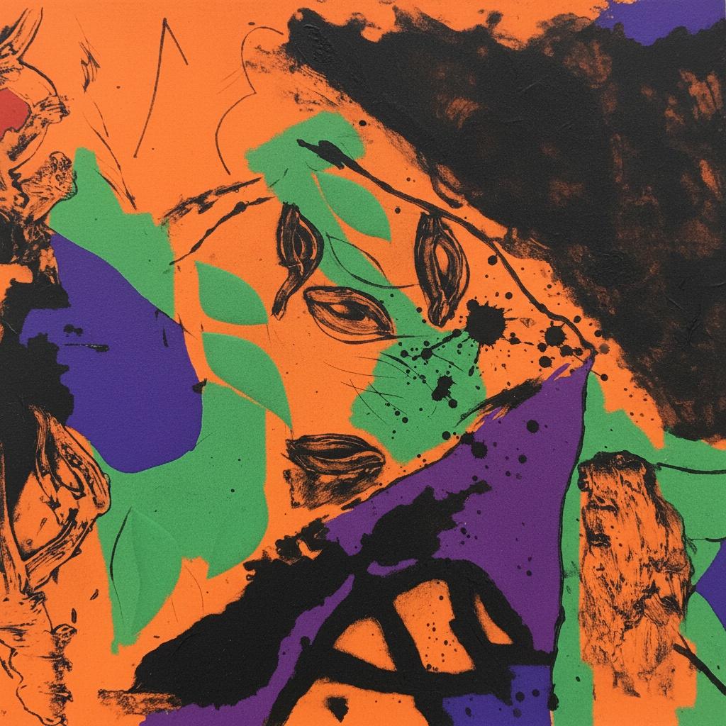Fragmented Kinetic Energy In Amber And Obsidian: A Singular Abstract Vision — Caroline Pelletier