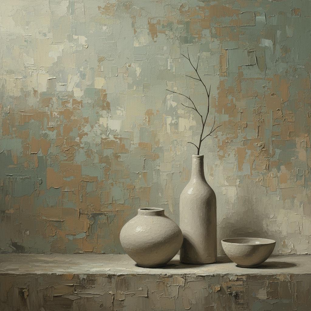 Silent Echoes Of Earthly Vessels In A Meditative Monochromatic Still Life — David Moreau