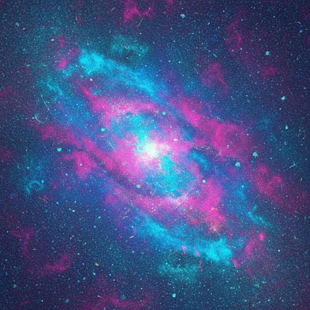 Celestial Resonance: An Ethereal Nebula Of Midnight Blue And Luminous Magenta Light — Isabelle Dupuis