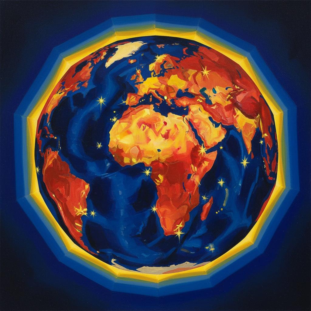Celestial Vitality: The Radiant Pulse Of Terra — Agathe Morin