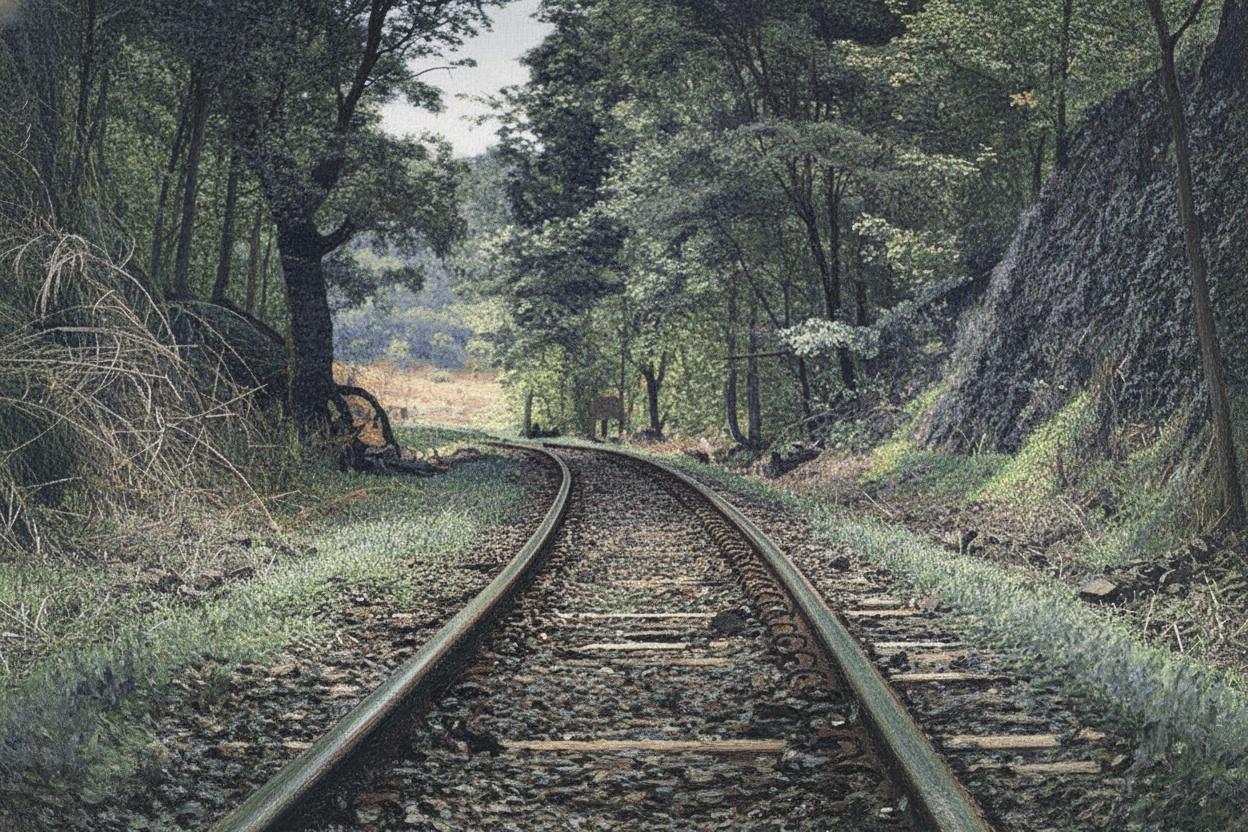 The Silent Path: A Study In Verdant Solitude — Pauline Delorme