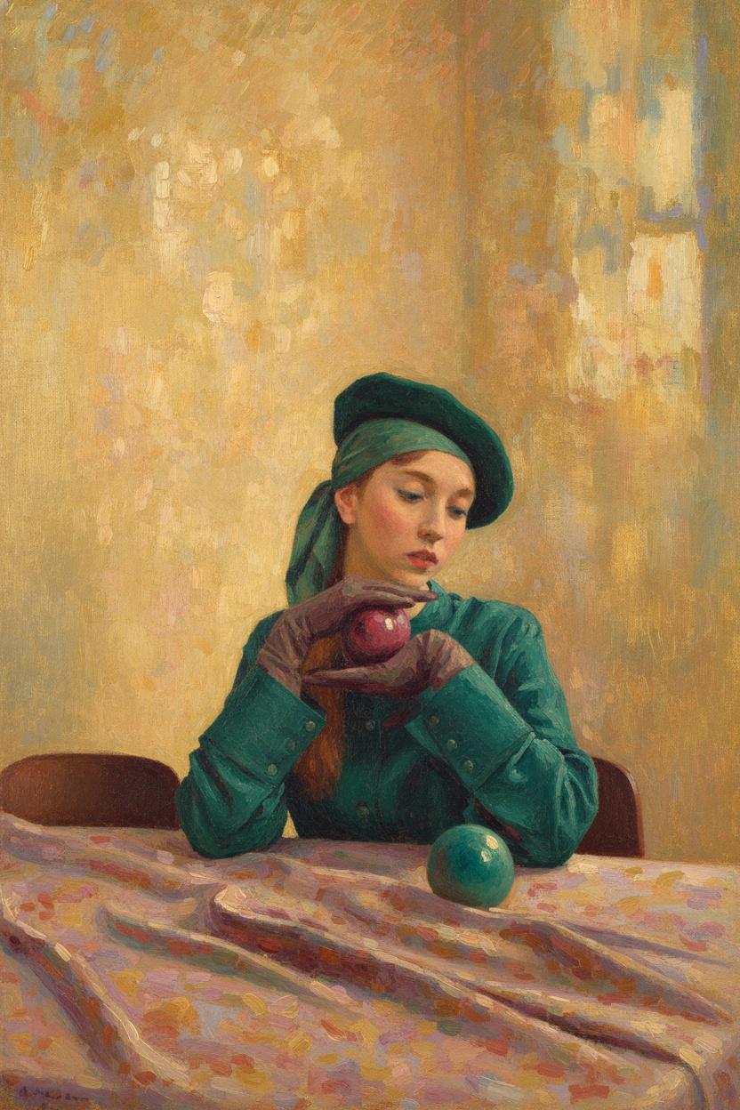 The Gilded Stillness Of Autumnal Grace — Amélie Petit