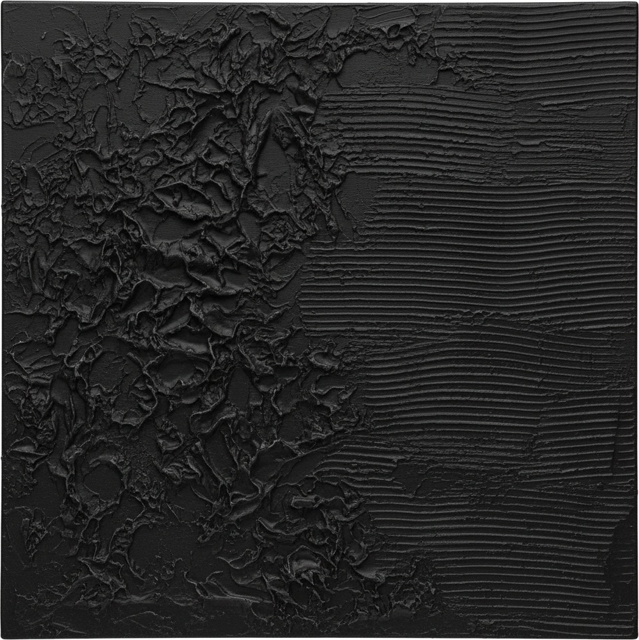 Obsidian Monolith: A Somber Study Of Fractured Earth And Rhythmic Shadow — David Moreau
