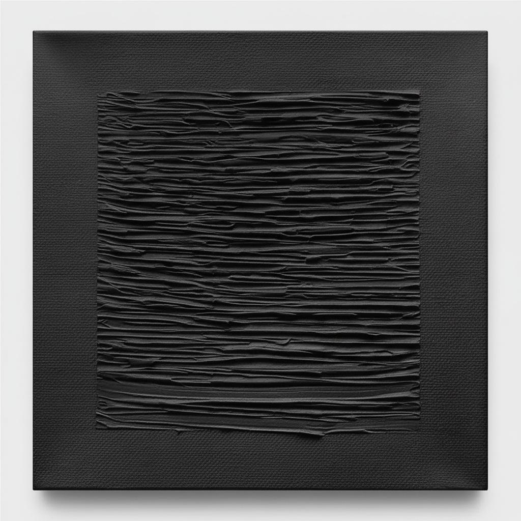 Monolithic Echoes In Charcoal: A Singular Study Of Sculptural Relief And Silent Tension — David Moreau