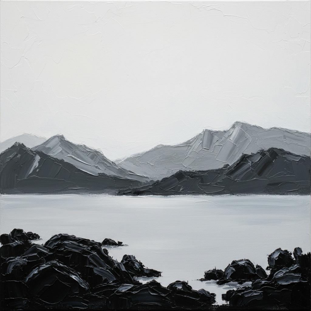 Monolithic Silence: A Singular Study Of Slate Peaks And Eternal Mist — Laurent Fabre