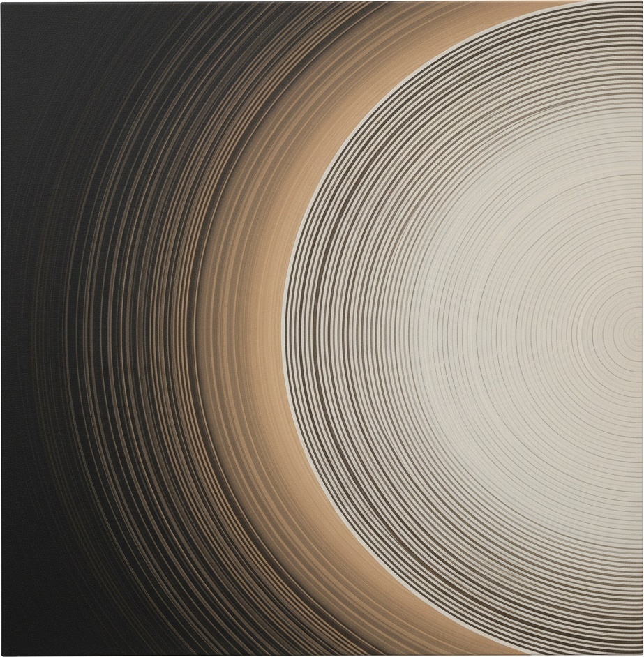 Concentric Echoes: A Study In Radial Transition Across Deep Tonal Fields — Laurent Fabre