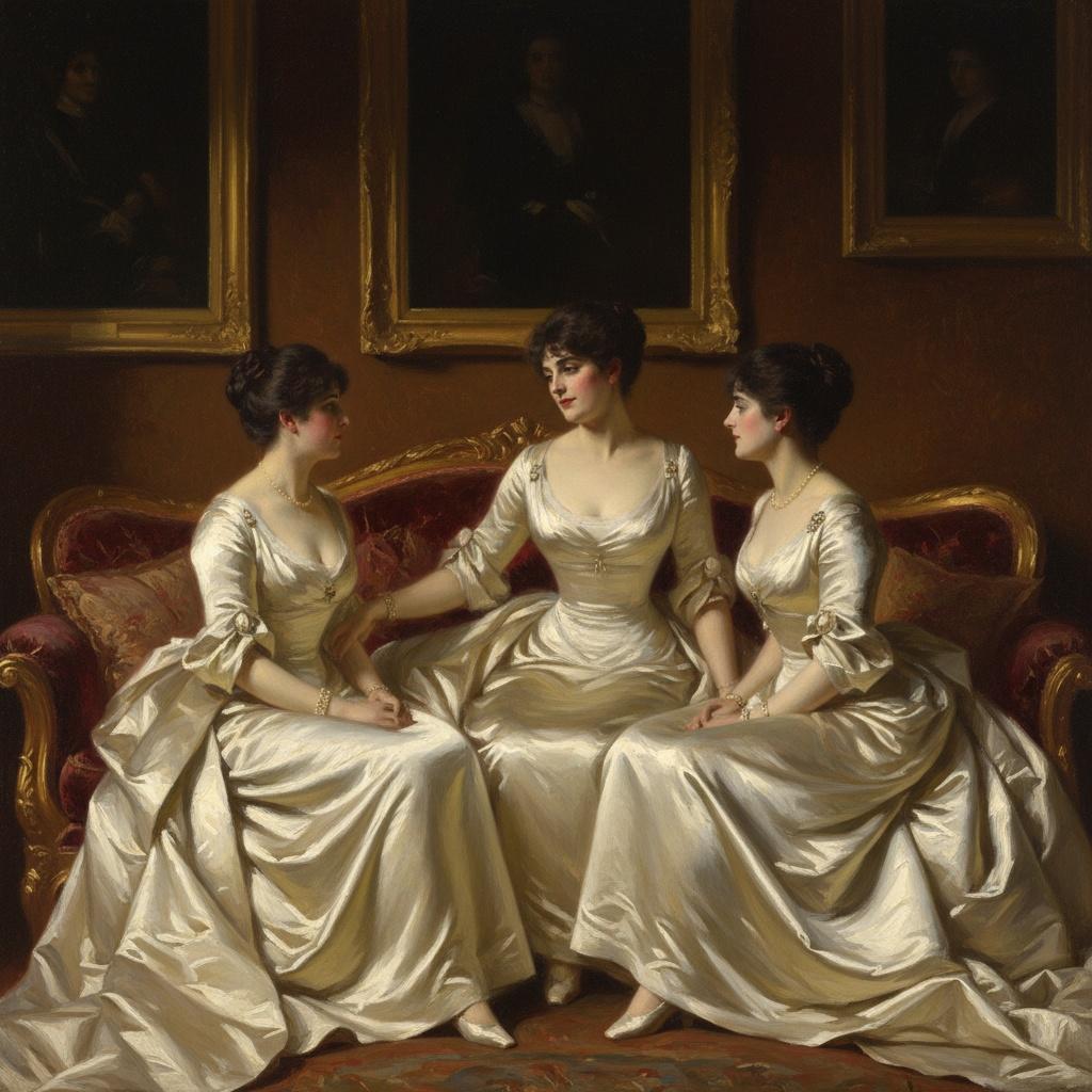 The Gilded Lineage: A Study In Ivory And Grace — Marc Duvallier
