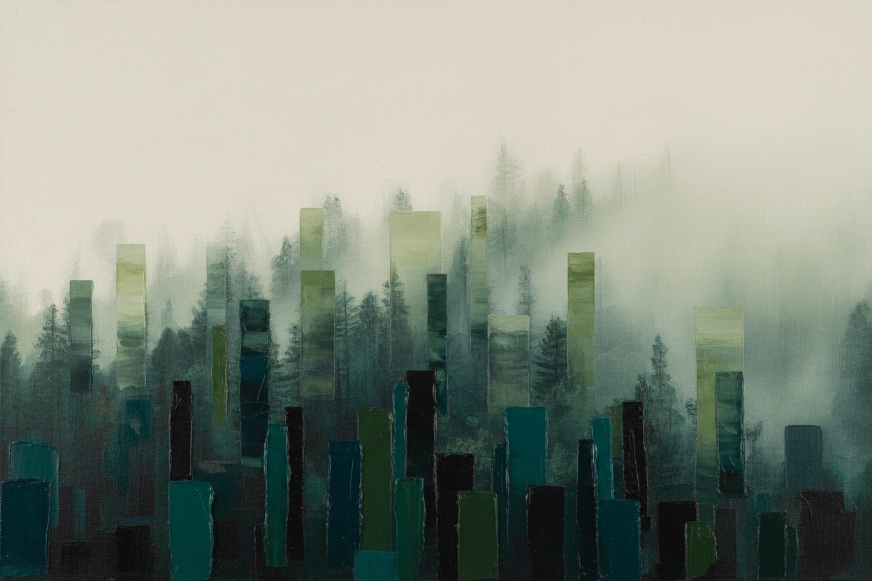 Fragmented Stillness: The Ordered Veil — Jacques Villedieu