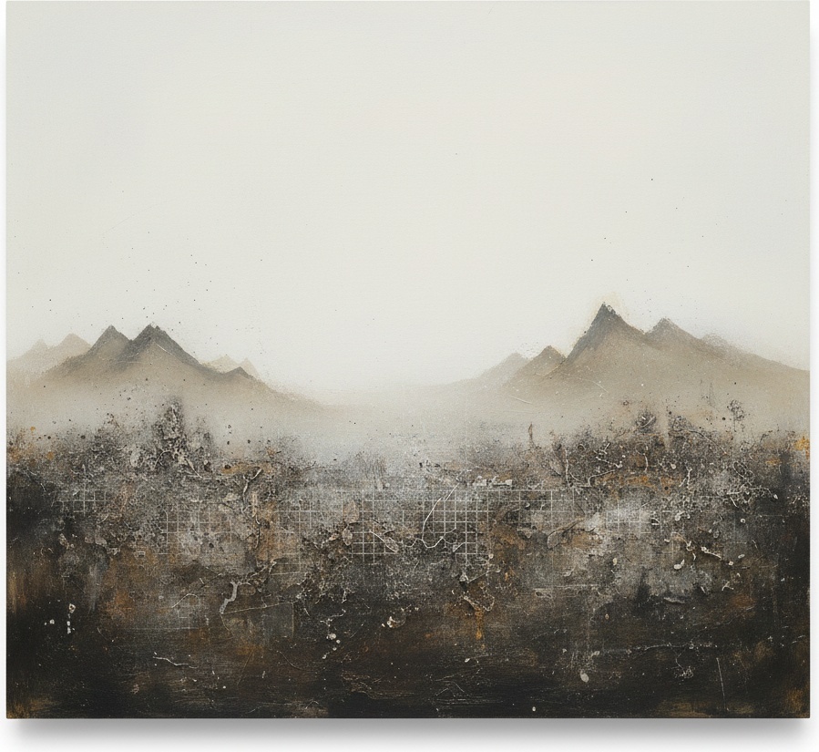 Monolithic Shadows And Ethereal Mists In A Singular Moment Of Earthly Decay — David Moreau
