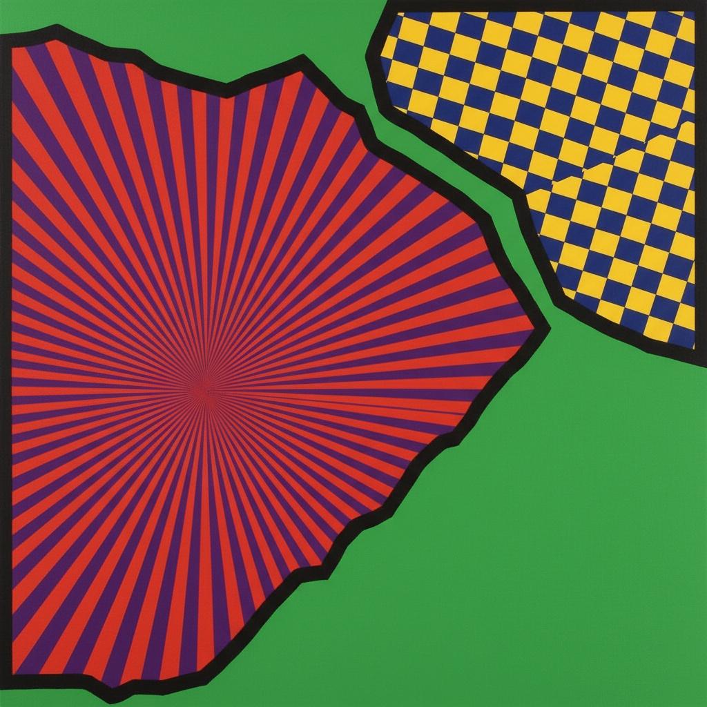 Chromatic Tension: An Exclusive Geometric Study Of Radiating Energy And Fragmented Order — Caroline Pelletier