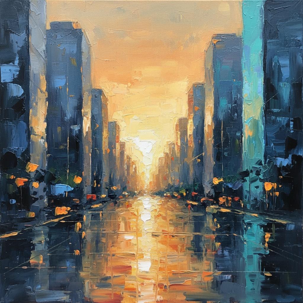 Luminous Convergence: A Monumental Study Of Golden Light And Urban Shadows — Christian Noiret