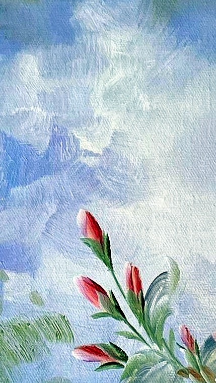 Romanticist Floral Bouquet in Rustic Basket - detail