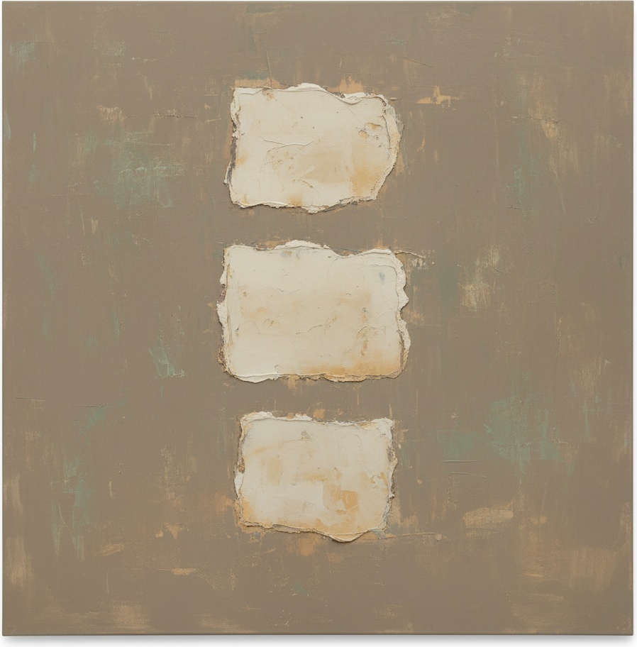 Monolithic Echoes Of Earth And Sage In A Timeless Triptych Of Stone — David Moreau