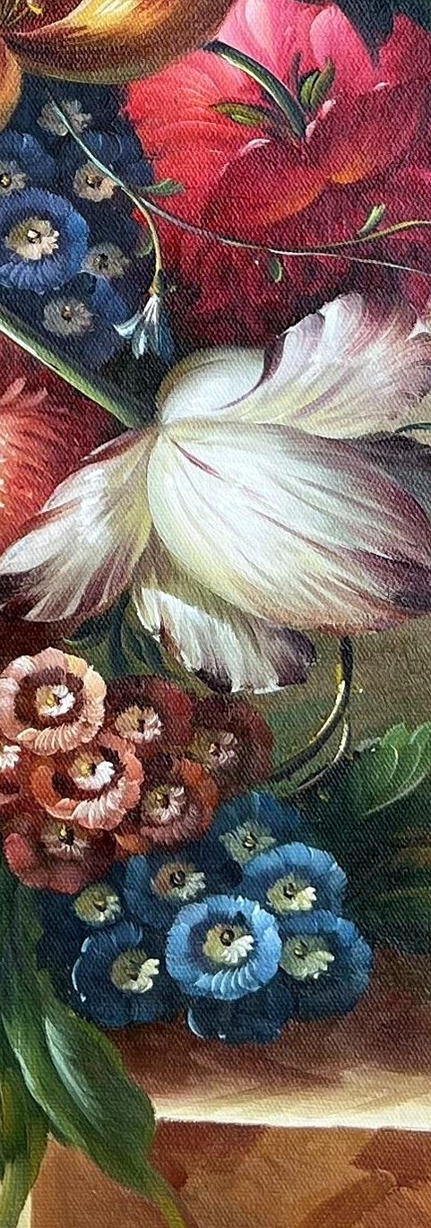 Baroque Floral Still Life with Peonies - detail