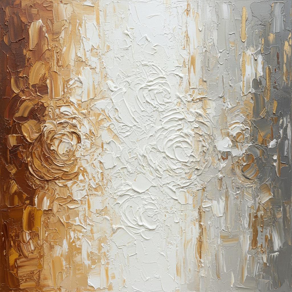 Ethereal Relief In Umber And Silver: A Monumental Study Of Sculptural Light — David Moreau