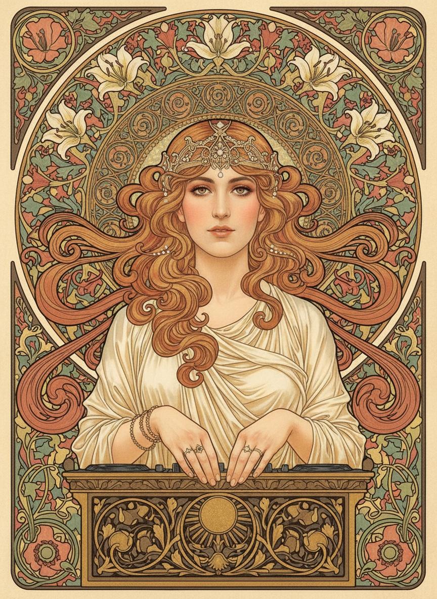 The Gilded Serenity Of Eternal Spring — Isabelle Michel