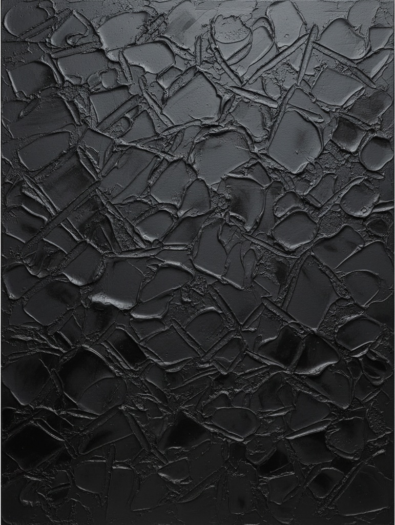 Monolithic Fragments Of Obsidian: A Sculptural Study In Shadow And Eternal Silence — David Moreau