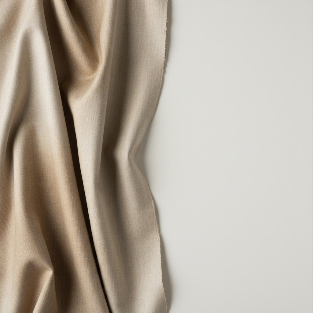 Ethereal Folds Of Silence: A Monochromatic Study In Serene Tactile Depth — Laurent Roche