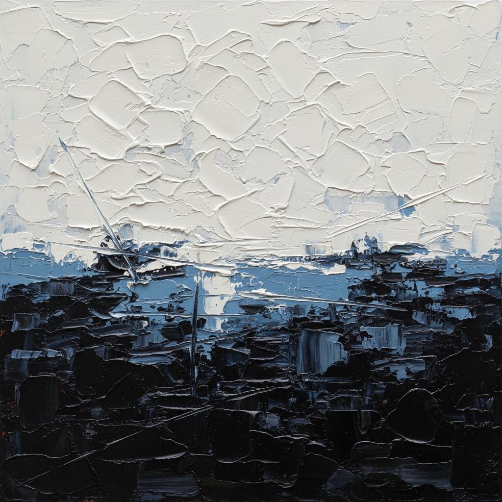 Fragmented Midnight: A Monolithic Study Of Frozen Light And Shadow — Christian Noiret