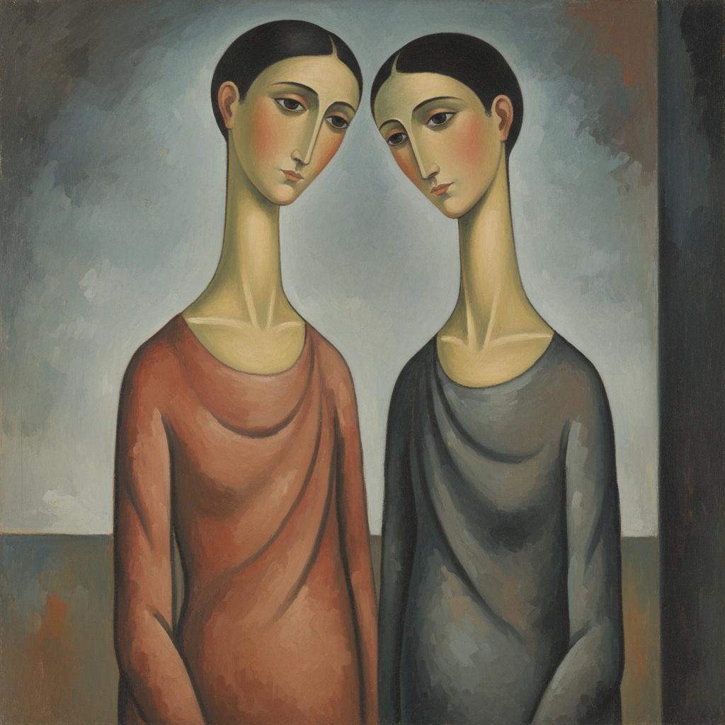 Convergence In Ochre: A Study Of Silent Intimacy — Marc Duvallier