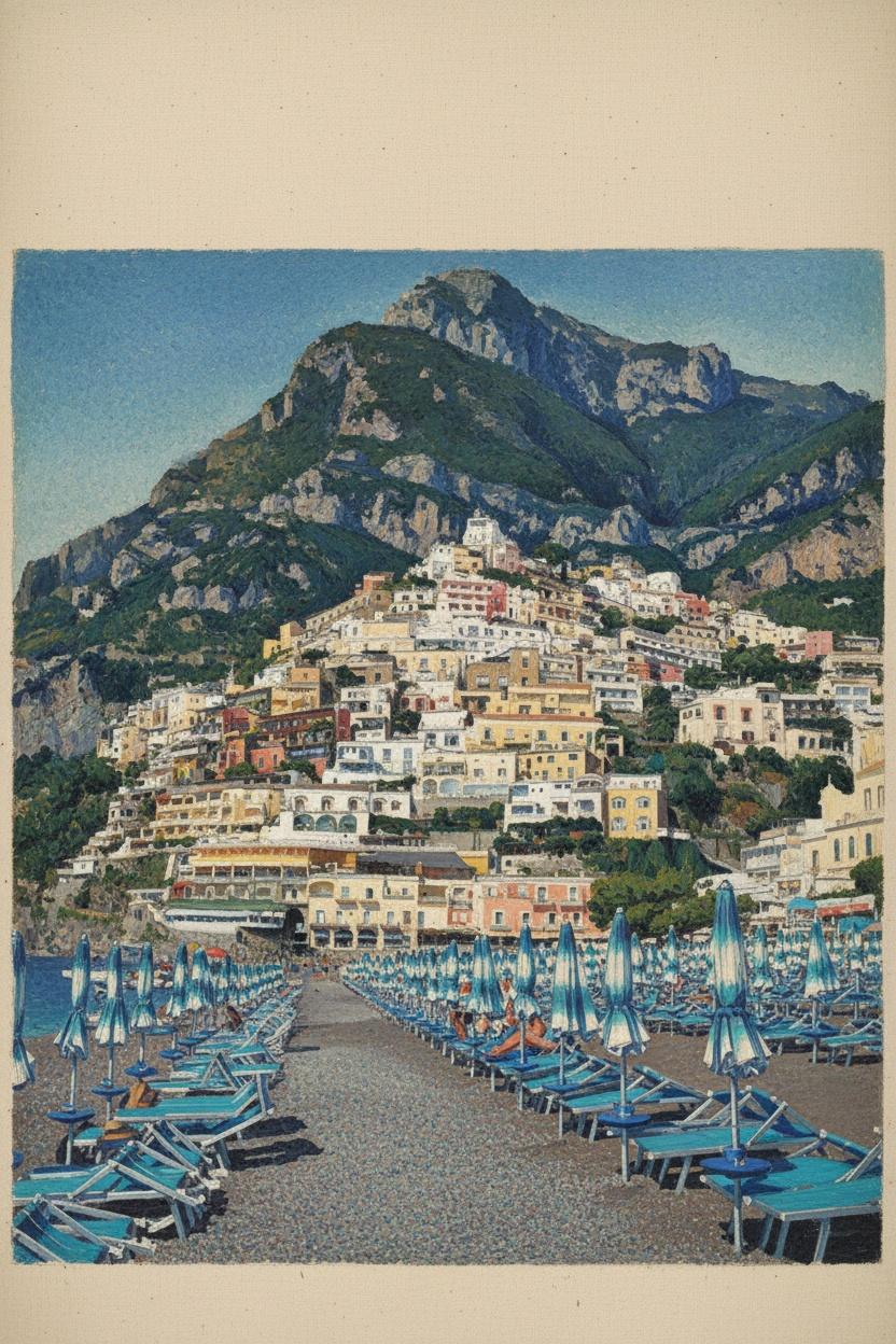 Azure Solitude: The Silent Shore Of Montagne D'or — Alice Marchand