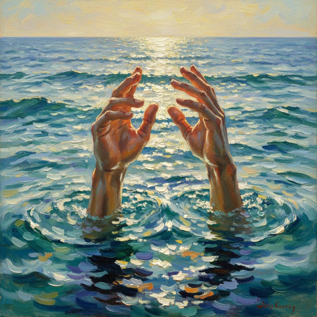 Ascension In Gilded Tide — Océane Michel