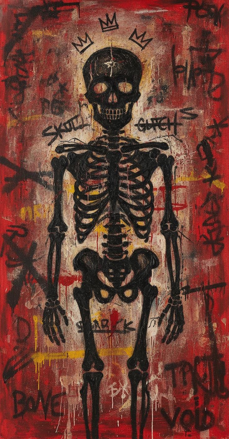 Crimson Scars And The Crowned Bone — Laurent Caron