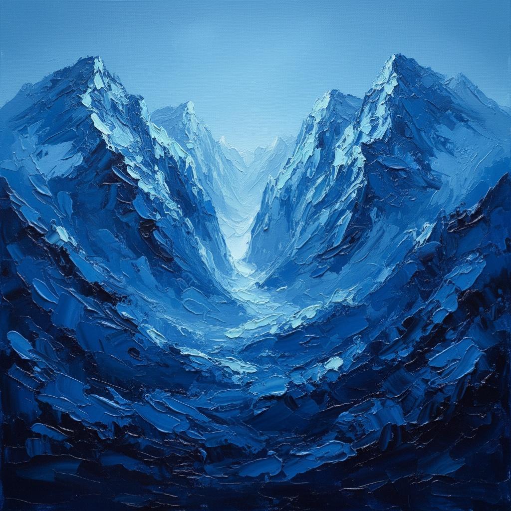 Monolithic Blue Shadows: A Singular Vision Of Frozen Alpine Silence And Light — Christian Noiret
