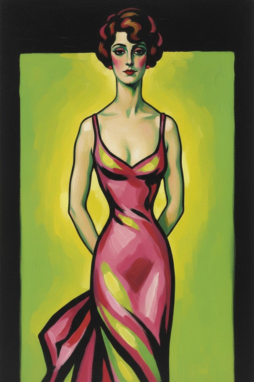 The Magenta Silhouette In Verdant Light — Léo Hardy