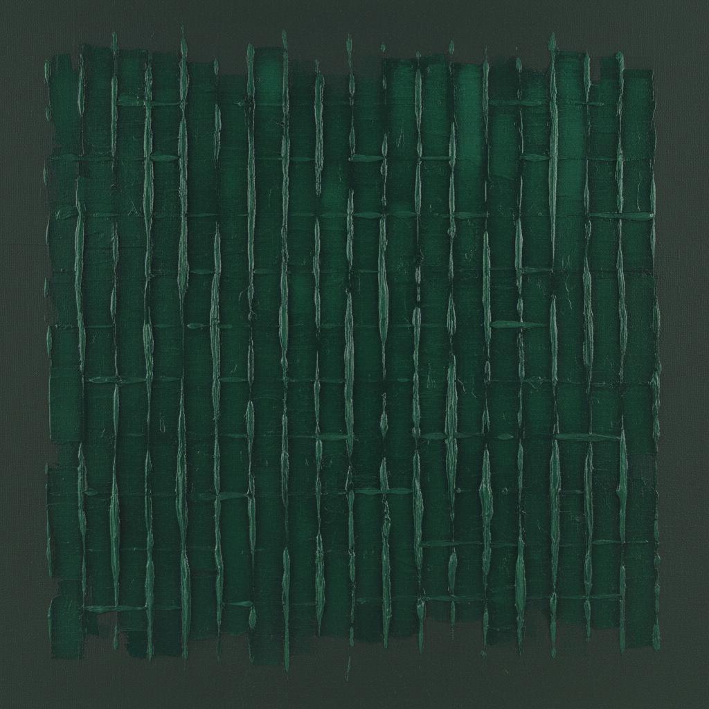 Monolithic Echoes In Emerald: A Singular Study Of Rhythmic Forest Shadows — David Moreau