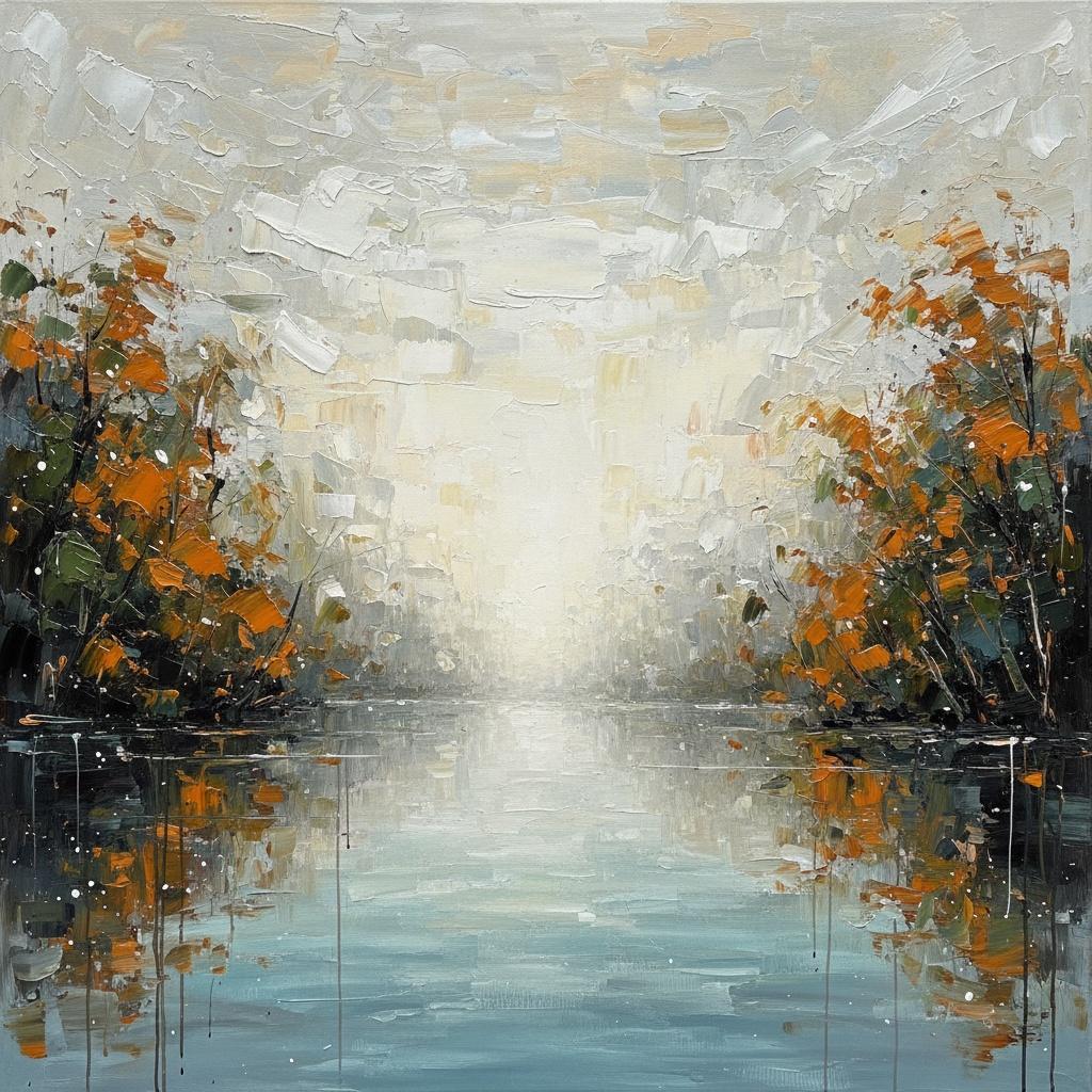 Ethereal Radiance Amidst Autumnal Shadows: A Singular Vision Of Luminous Serenity — Christian Noiret