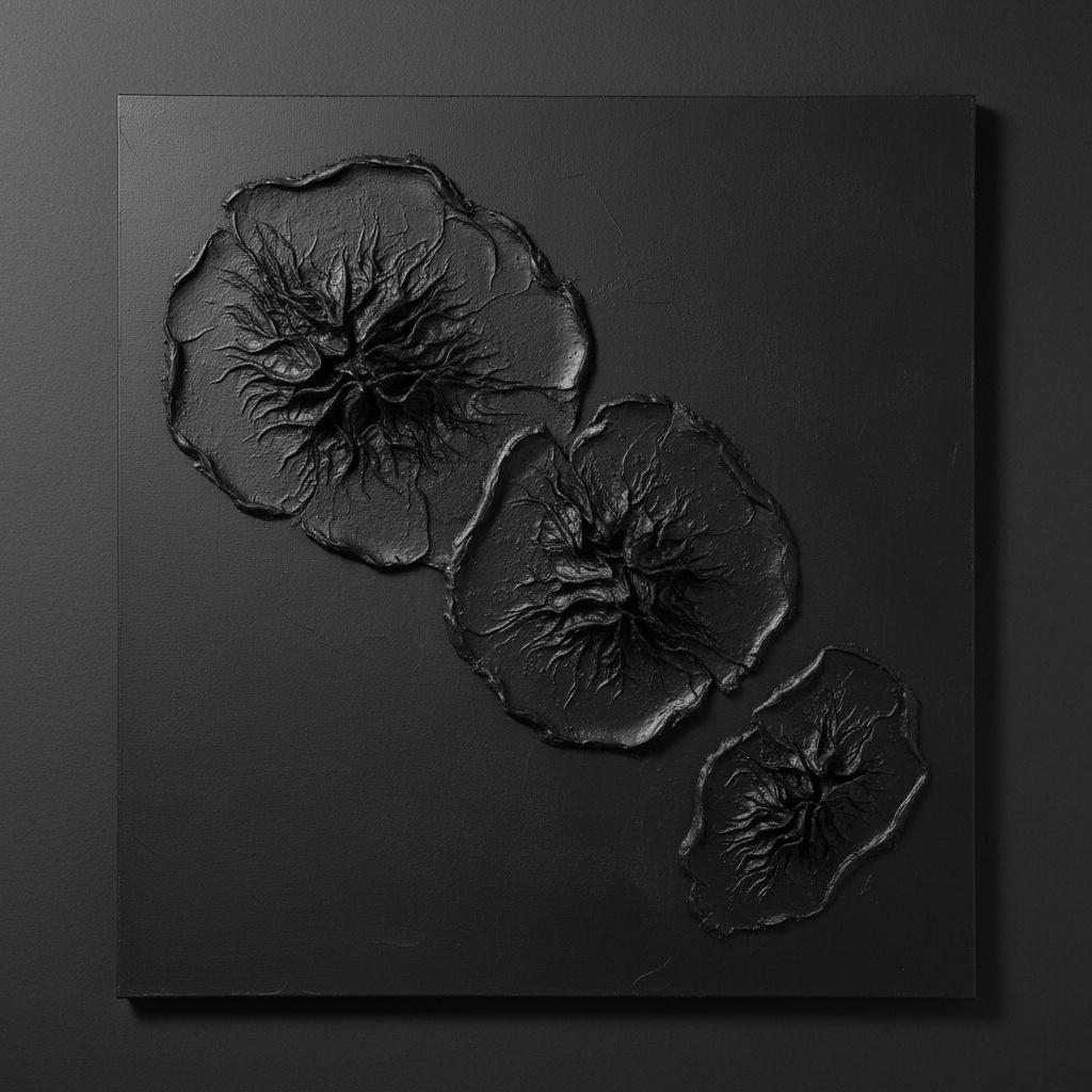 Monolithic Shadows Of Obsidian Descent: A Singular Study In Sculptural Noir — David Moreau