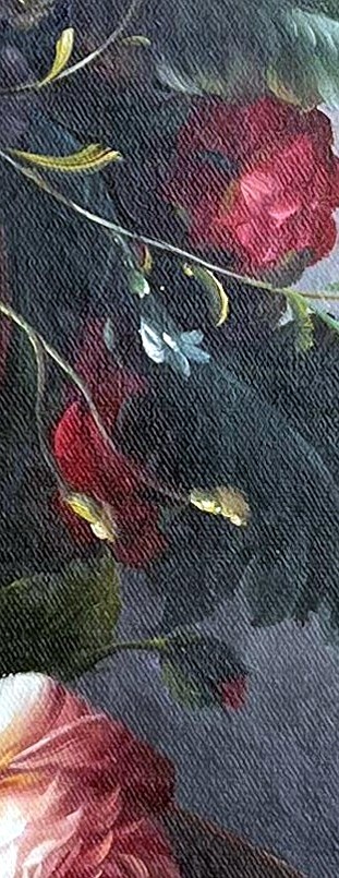 Baroque Floral Still Life with Peonies - detail