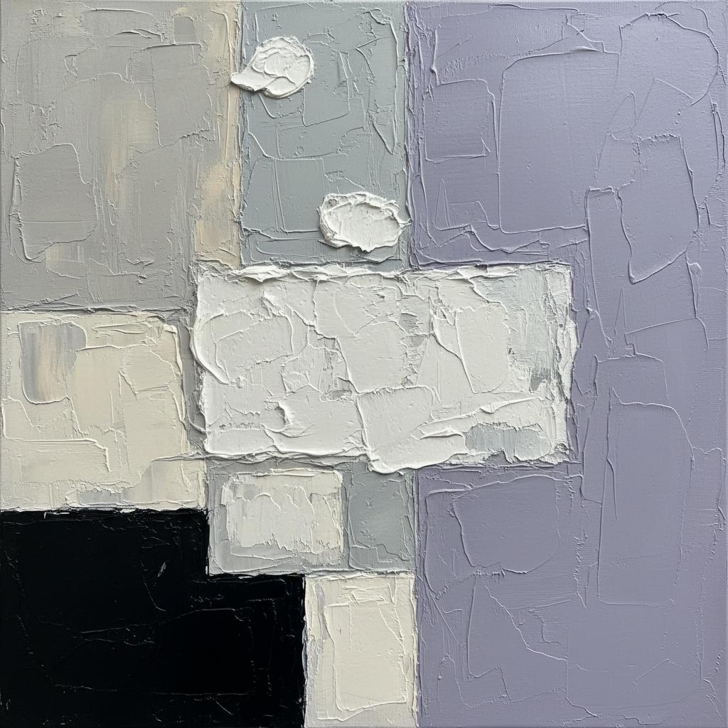 Monolithic Fragments In Lavender And Slate: A Singular Study Of Sculptural Silence — Laurent Fabre
