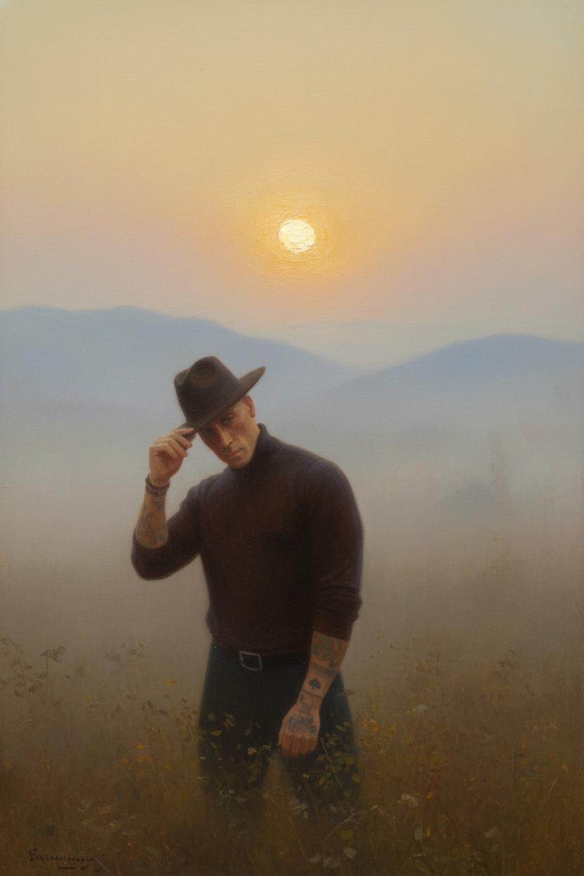 The Silent Salutation In Ochre Mist — Pierre Richard