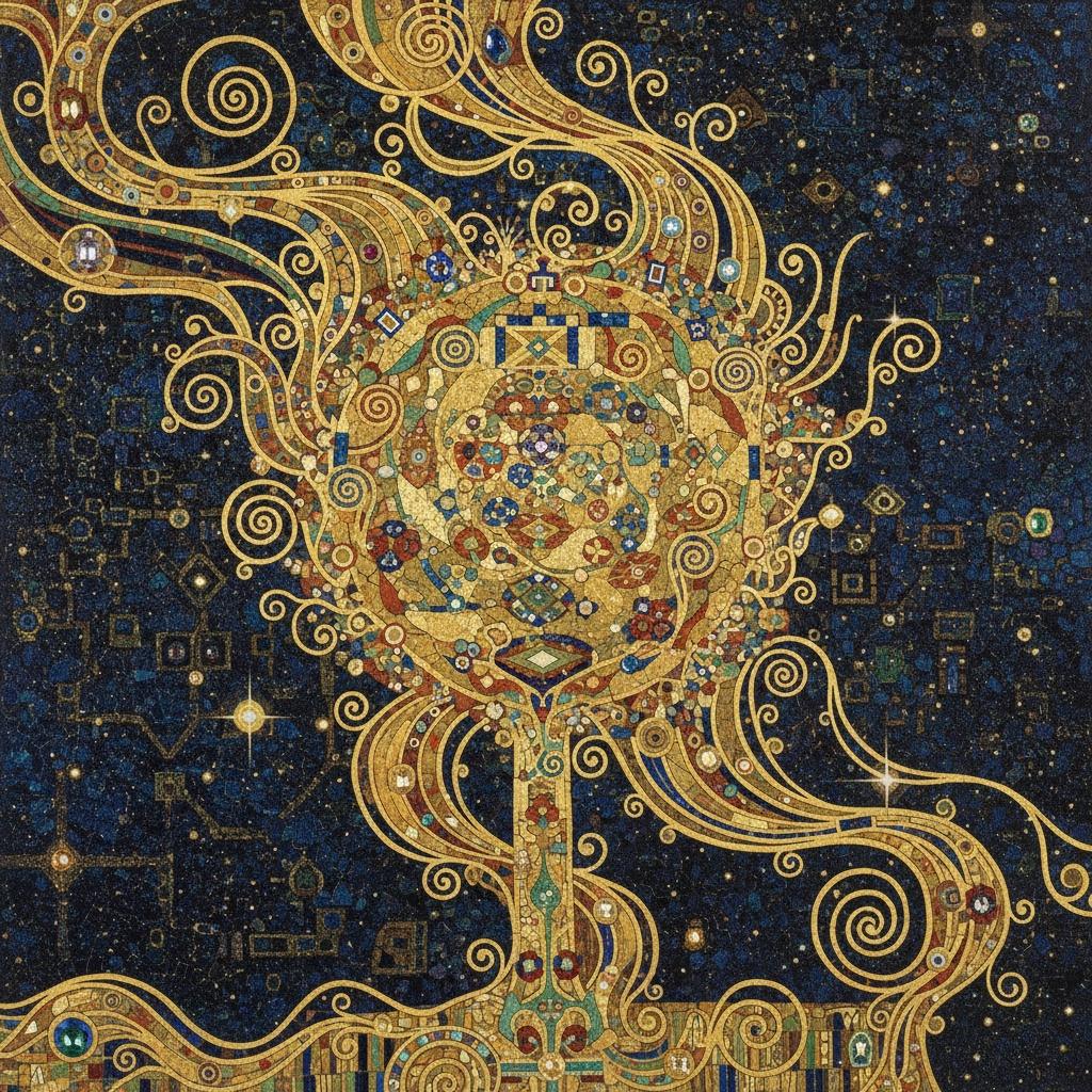 The Aureate Arbor Of Cosmic Order — Élise Colin