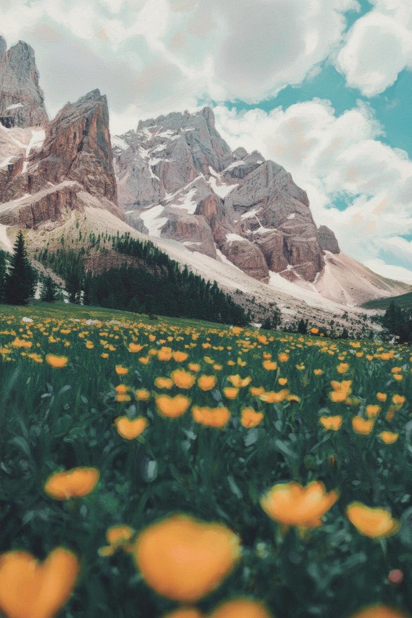 Ephemeral Gold Amidst The Eternal Peak — Jacques Villedieu