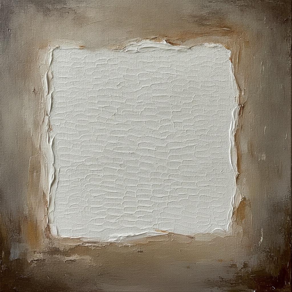 Layers Of Sepia And Crushed White Impasto — David Moreau