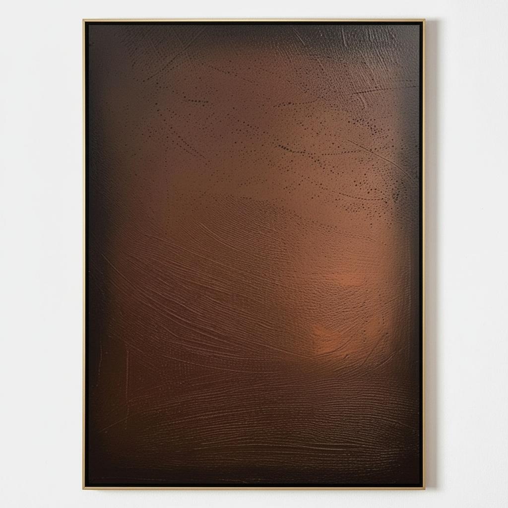 Ethereal Bronze Radiance: A Meditative Study Of Organic Shadows And Cosmic Dust — David Moreau