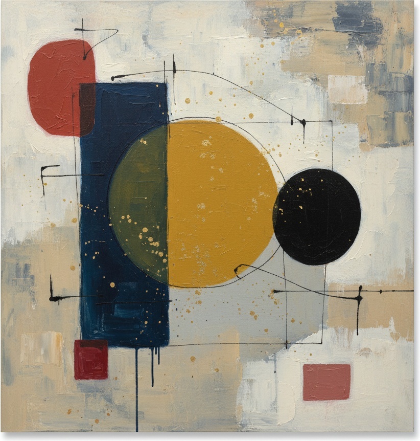 Celestial Equilibrium: A Monumental Study Of Golden Light And Midnight Geometry — Laurent Fabre