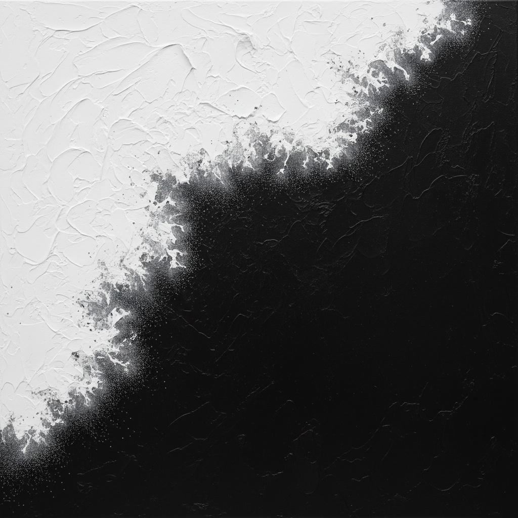 The Ethereal Dissolution Of Radiant Light Into A Primordial Obsidian Abyss — David Moreau