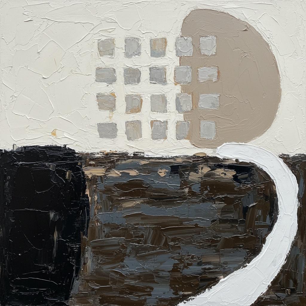 Monolith Of Shadows: A Sculptural Study In Earth, Light, And Fragmented Silence — Laurent Fabre