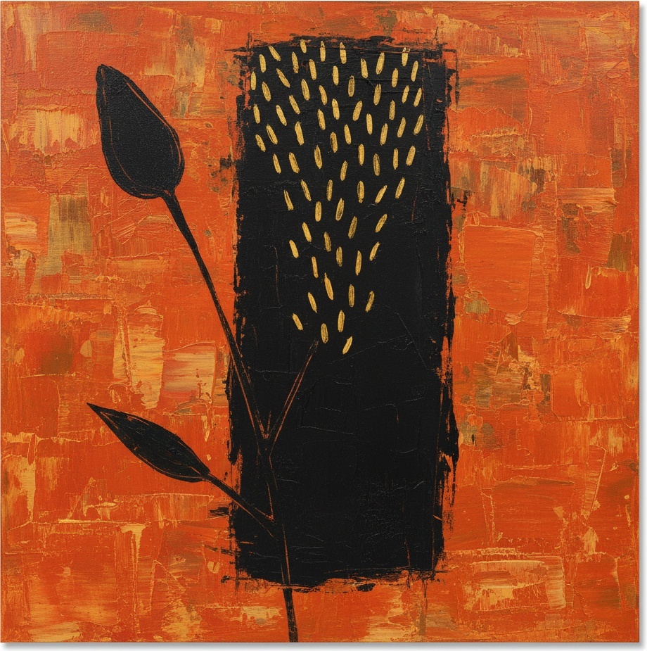 Eternal Embers: A Monumental Study Of Organic Shadows And Golden Celestial Dust — Laurent Fabre