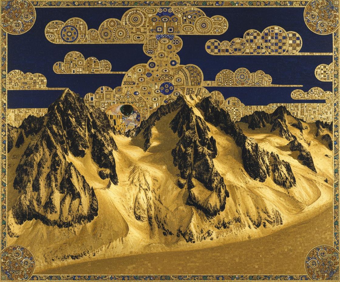 Celestial Architecture: The Gilded Firmament — Élise Colin