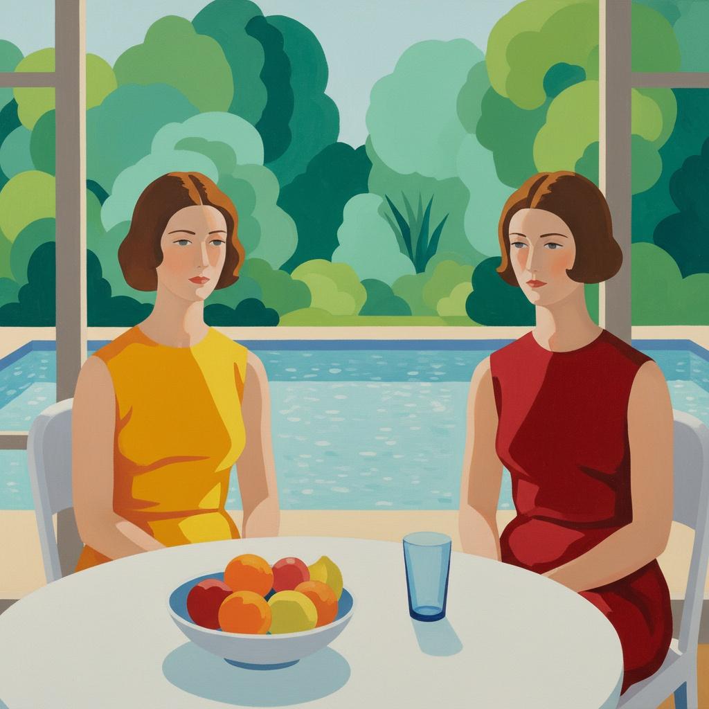 Serene Symmetry In The Verdant Garden Of Eternal Summer Solitude — Marion Delorme