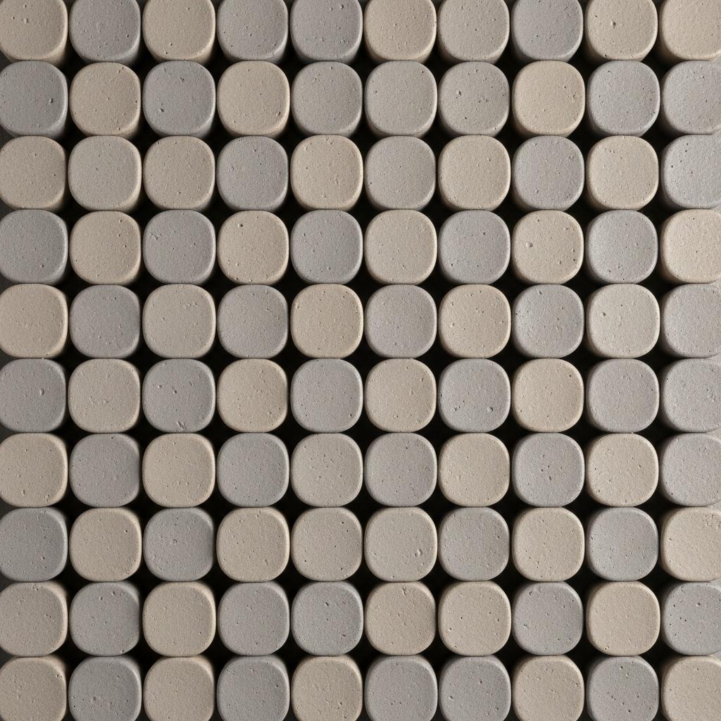Monolithic Rhythms In Warm Taupe: A Singular Study Of Architectural Serenity — David Moreau