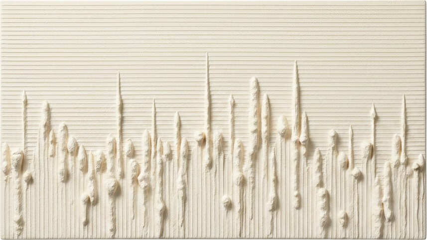 Monolithic Ivory Rhythms: A Singular Study In Sculptural Light And Organic Form — David Moreau