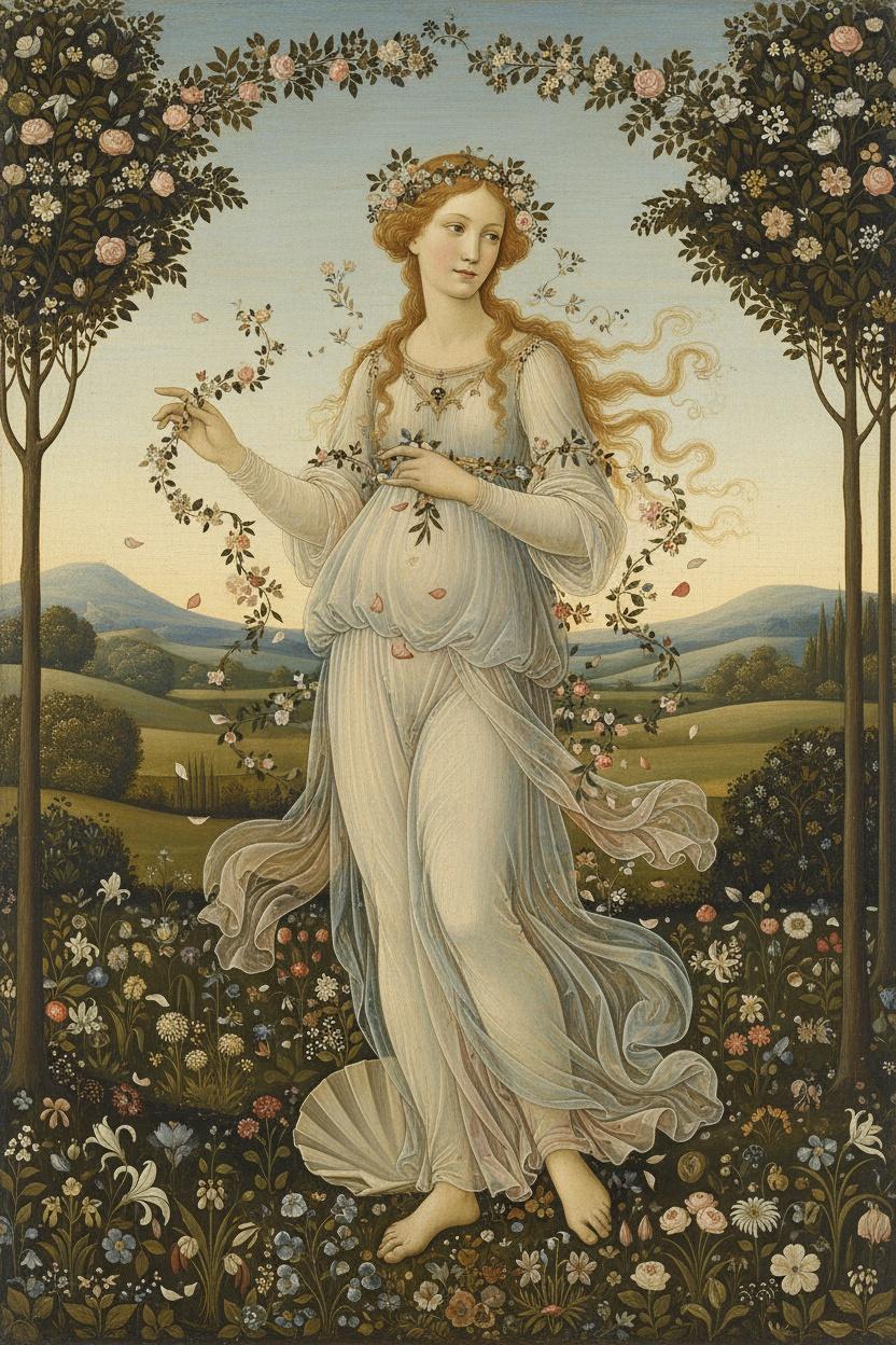 The Ethereal Awakening: A Primordial Reverie In Rose And Light — Jacques Villedieu