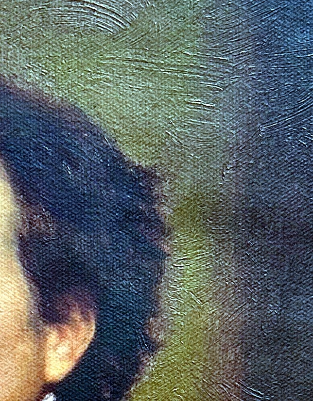 Portrait of Nathaniel Hawthorne - detail