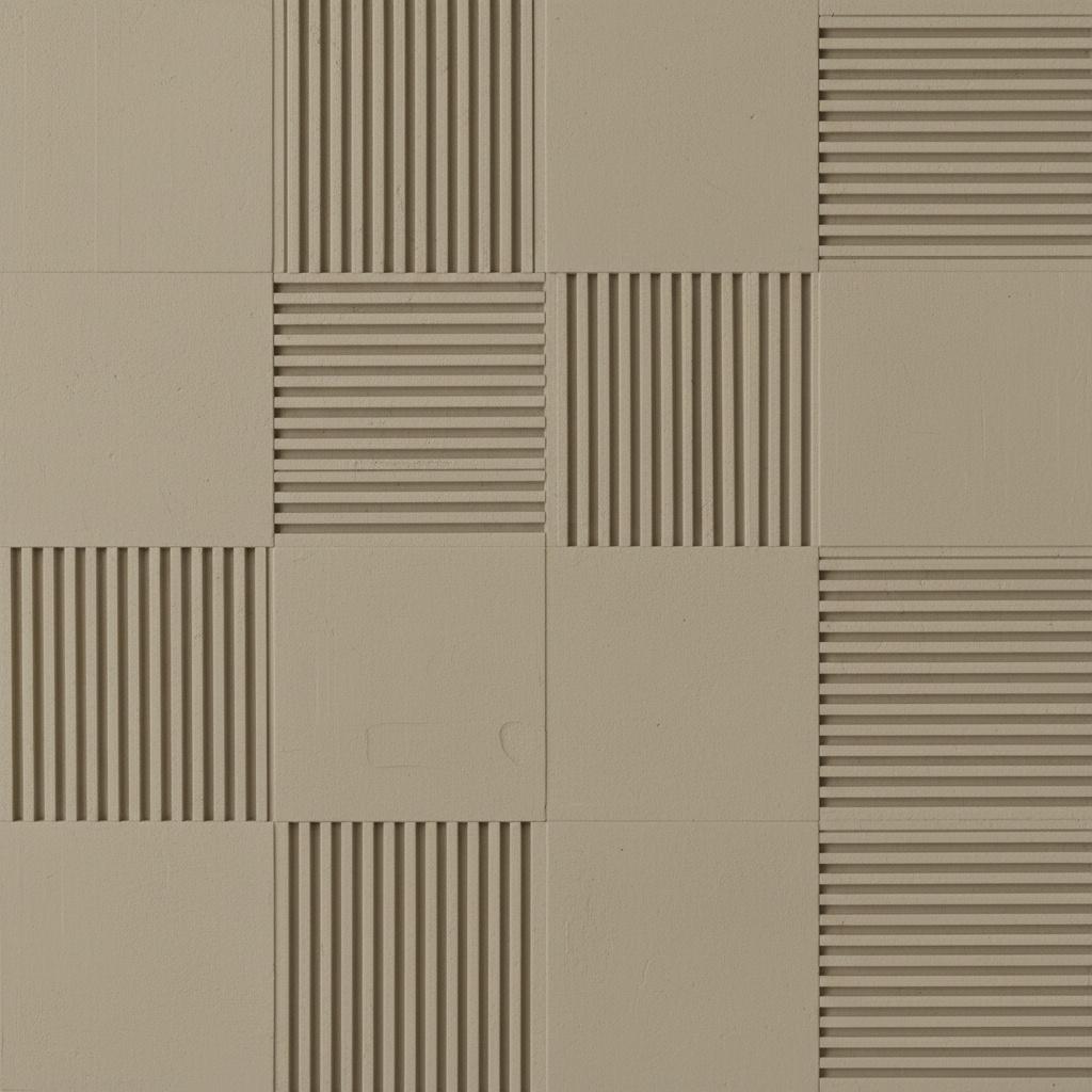 Monolithic Rhythms In Sanded Taupe: A Meditative Study Of Geometric Permanence — David Moreau